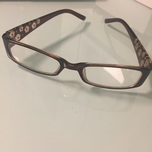 rectangular framed fake glasses